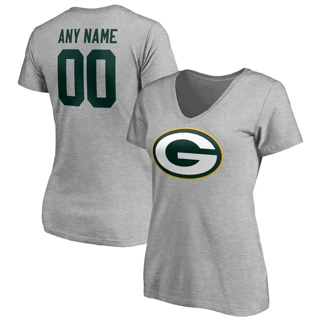 Lids Green Bay Packers Fanatics Branded Women's Team Authentic Custom Long  Sleeve V-Neck T-Shirt - Gray