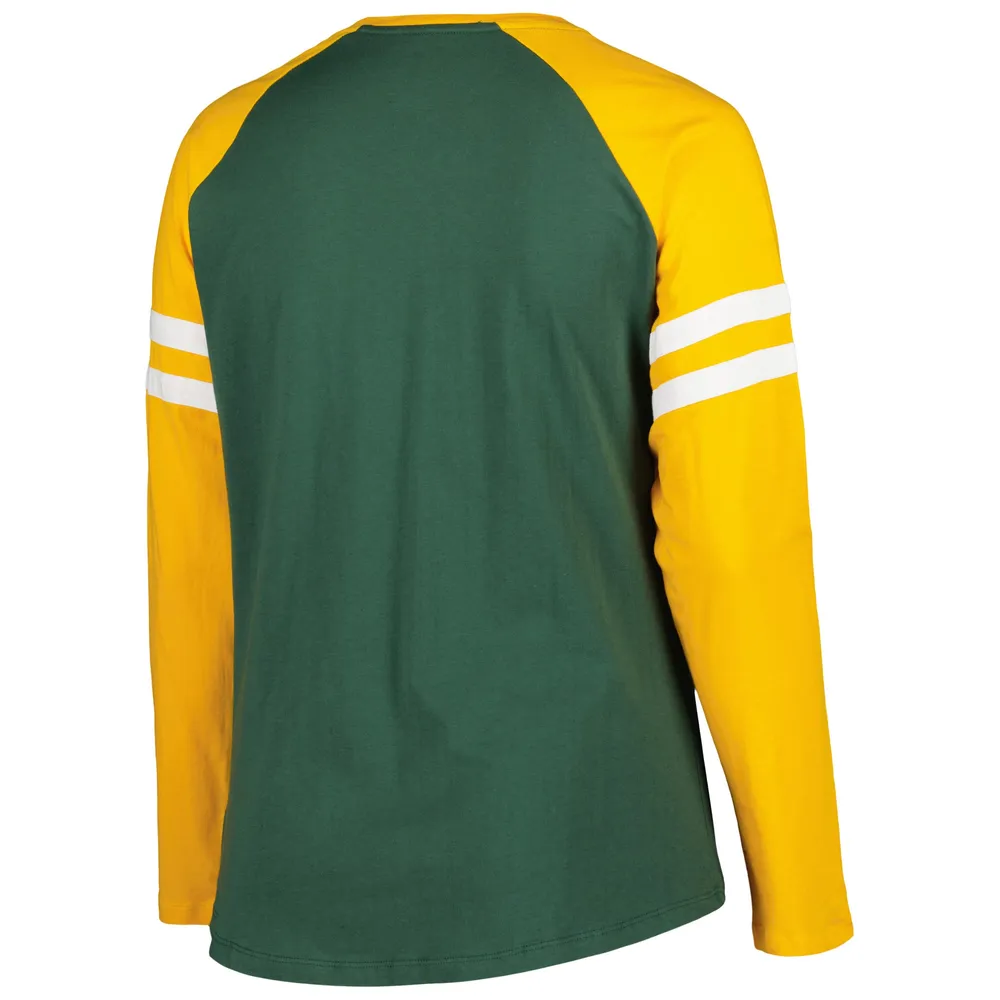 Women's Fanatics Branded Green/Gold Green Bay Packers Plus