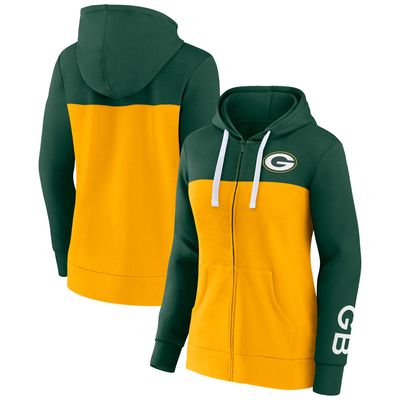 Green Bay Packers Gray Youth Hi-Tech Full Zip Hooded Sweatshirt