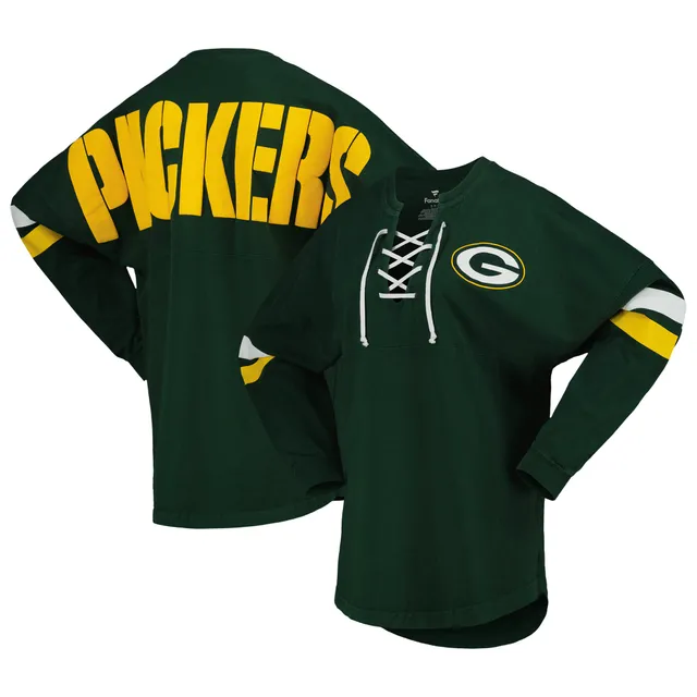 Green Bay Packers Fanatics Branded Women's True to Form Raglan