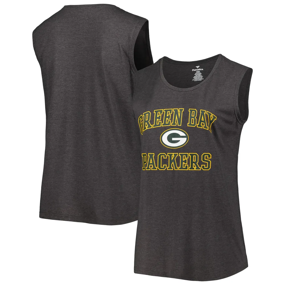 Men's Fanatics Branded Heathered Gray/Green Green Bay Packers Two