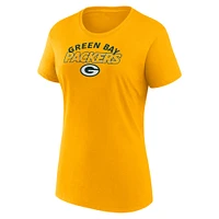 Pack combiné de t-shirts à risque Fanatics Green Bay Packers pour femmes