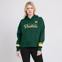 Women's Fanatics  Green Bay Packers Over Under Pullover Hoodie