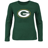 T-shirt à manches longues grande taille pour femme Fanatics Green Bay Packers