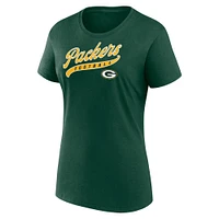 Pack combiné de t-shirts et shorts Fanatics Green Bay Packers pour femmes