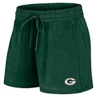 Women's Fanatics Green Bay Packers Start to Finish T-Shirt & Shorts Combo Pack