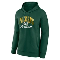 Sweat à capuche avec logo de l'équipe Fanatics Green Bay Packers pour femmes, Victory Script
