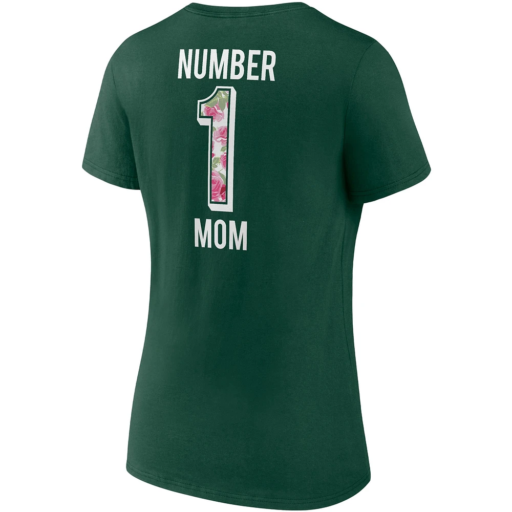 Women's Fanatics Green Bay Packers Team Mother's Day V-Neck T-Shirt