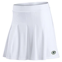 Women's Fanatics White Green Bay Packers Primary Logo Tennis Skort