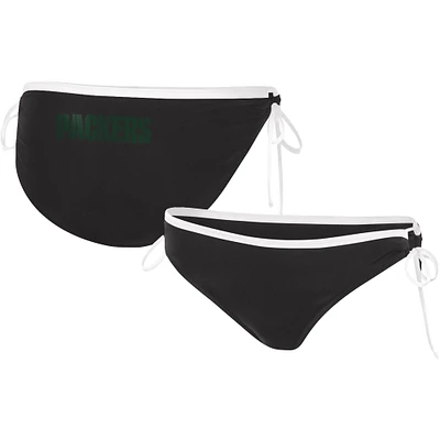 Bas de bikini pour femme G-III 4Her by Carl Banks noir Green Bay Packers Perfect Match