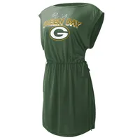 Women's G-III 4Her by Carl Banks  Green Bay Packers G.O.A.T. Swimsuit Cover-Up - Dress