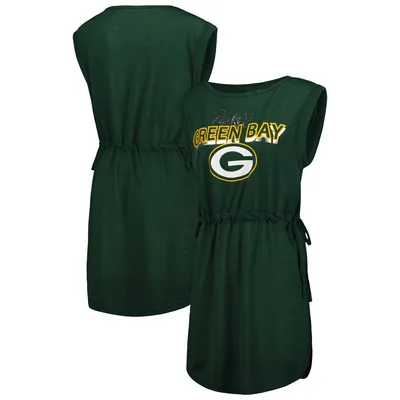 Green Bay Packers G-III 4Her by Carl Banks Women's G.O.A.T. Swimsuit Cover-Up