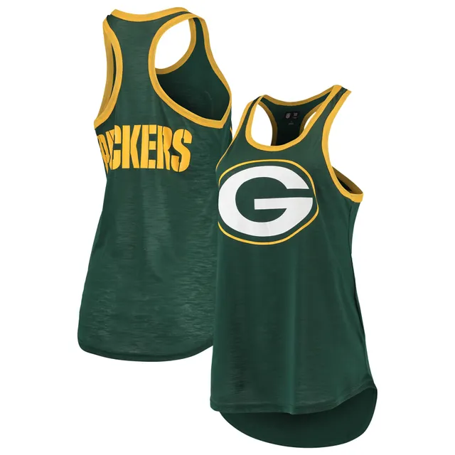 Green Bay Packers Fanatics Branded Women's Plus Size Racerback Tank Top -  Green