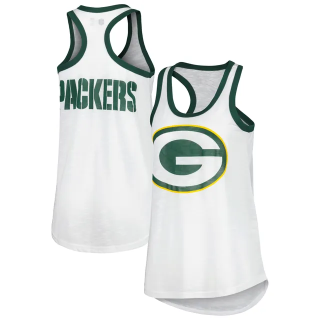 Lids Green Bay Packers G-III 4Her by Carl Banks Women's Tater Tank Top -  White