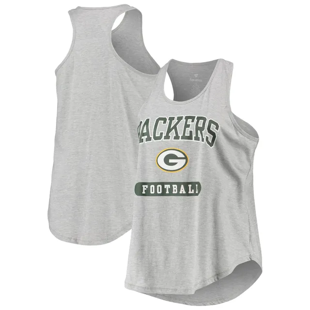 Lids Green Bay Packers Cuce Women's Sequin Cropped Tank Top - White