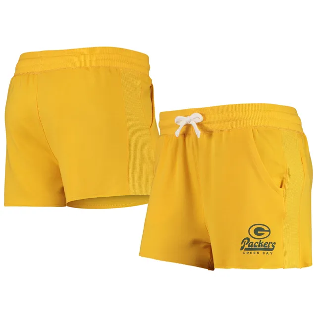 Green Bay Packers Concepts Sport Women's Mainstream Terry Shorts - Gray, Size: XL