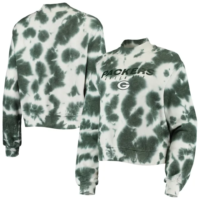 Junk Food Women's Philadelphia Eagles Tie-Dye Cropped Pullover