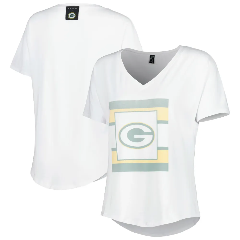 New Era / Women's Green Bay Packers Lace White Plus Size Long