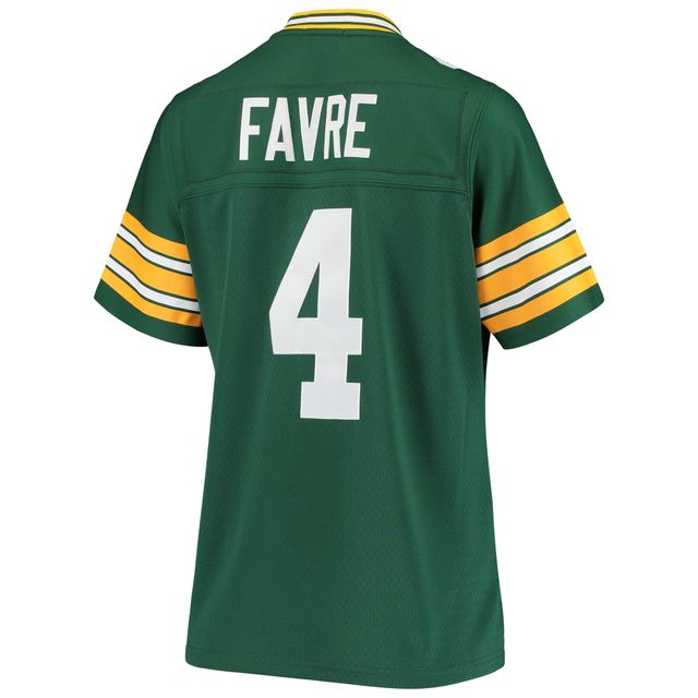 Maillot de joueur réplique Mitchell & Ness Brett Favre Green Bay Packers 1996 Legacy pour femme