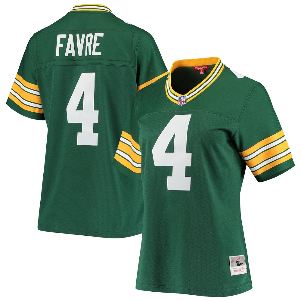 Maillot de joueur réplique Mitchell & Ness Brett Favre Green Bay Packers 1996 Legacy pour femme