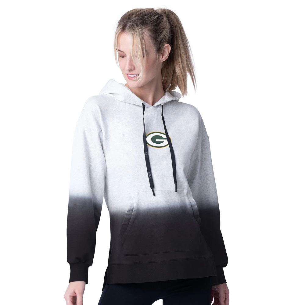 Sweat à capuche Daniela gris MSX by Michael Strahan pour femme des Green Bay Packers