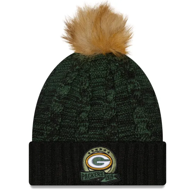 Green Bay Packers New Era 9Twenty Salute to Service Black Adjustable Hat