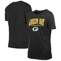 Women's New Era Black Green Bay Packers 2025 NFL Draft T-Shirt