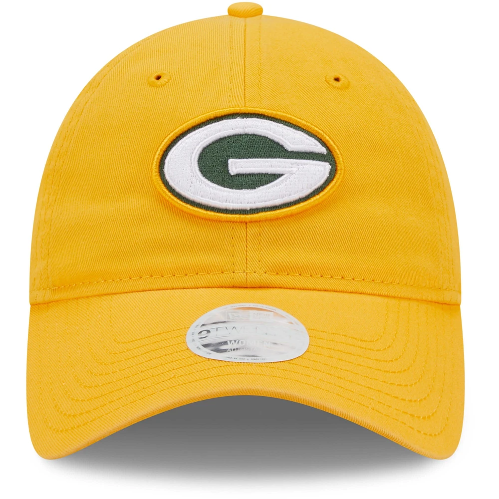 Casquette ajustable Green Bay Packers New Era pour femme Core Classic 2.0 9TWENTY