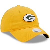 Women's New Era Gold Green Bay Packers Core Classic 2.0 9TWENTY Adjustable Hat