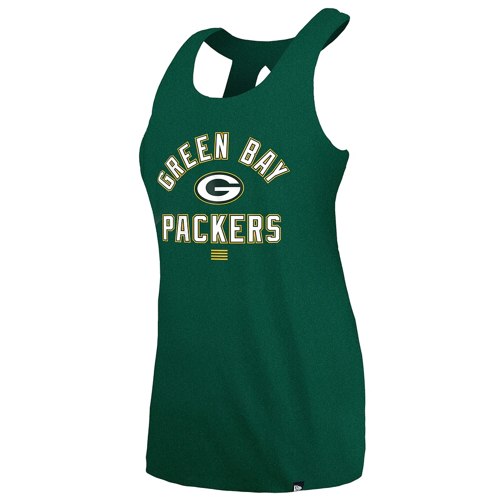 Women's New Era Green Bay Packers 2024 NFL Training Camp Tank Top