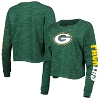 47 Women's Green Green Bay Packers Skyler Parkway Cropped Long