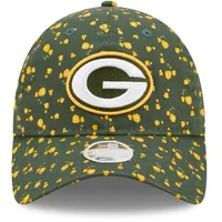 Women's New Era Green Green Bay Packers Floral 9TWENTY Adjustable Hat