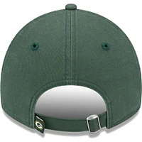 Casquette réglable New Era Green Bay Packers Leaves 9TWENTY pour femme