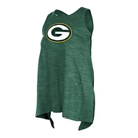 Women's New Era  Green Bay Packers Plus Space Dye Active Tank Top