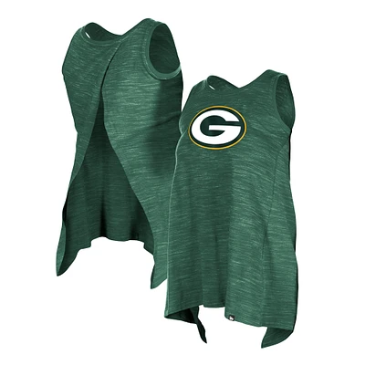 Débardeur actif Space Dye Green Bay Packers New Era pour femme, taille Plus