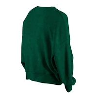 Women's New Era Green Bay Packers Throwback Boxy Sweatshirt
