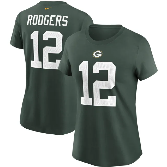 Lids Aaron Rodgers New York Jets Majestic Threads Women's Player Name &  Number Tri-Blend 3/4-Sleeve Fitted T-Shirt - Green