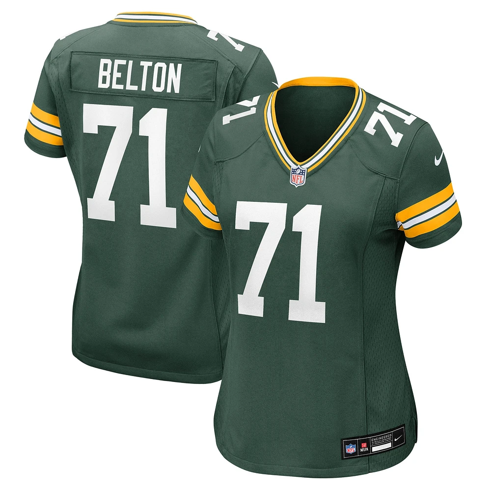 Women's Nike Anthony Belton  Green Bay Packers Team Game Jersey