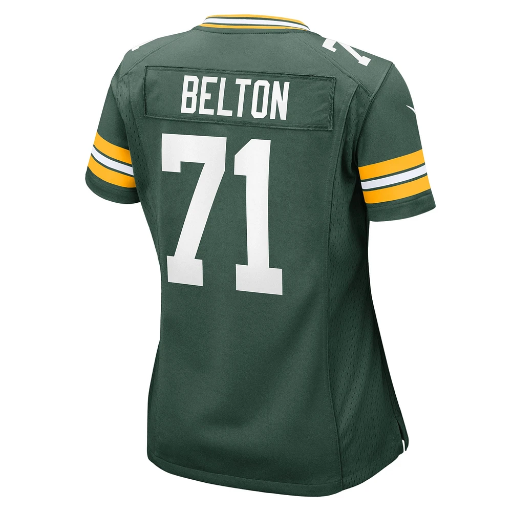 Women's Nike Anthony Belton  Green Bay Packers Team Game Jersey