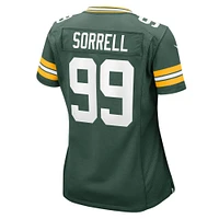 Maillot Nike Barryn Sorrell vert pour femme des Green Bay Packers