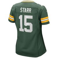 Women's Nike Bart Starr Green Bay Packers Game Retired Player Jersey