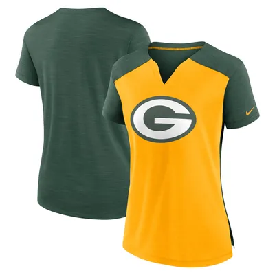 Green Bay Packers Nike Pop Performance T-Shirt - Green/Gold