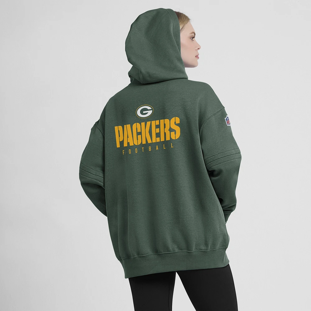 Women's Nike Green Bay Packers Sideline Club Fleece Pullover Hoodie