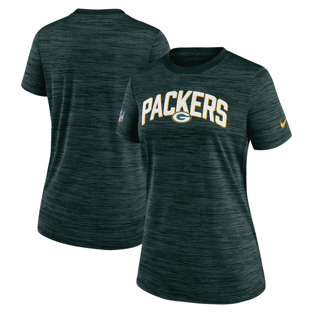 Women's Nike Green Bay Packers Sideline Velocity Lockup Performance - T-Shirt