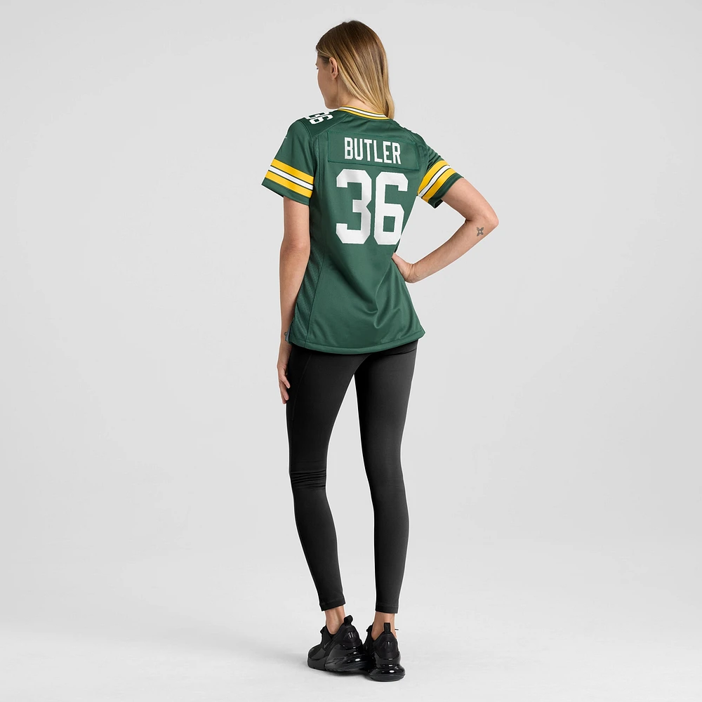 Maillot de match joueur retraité Nike LeRoy Butler Green Bay Packers pour femme