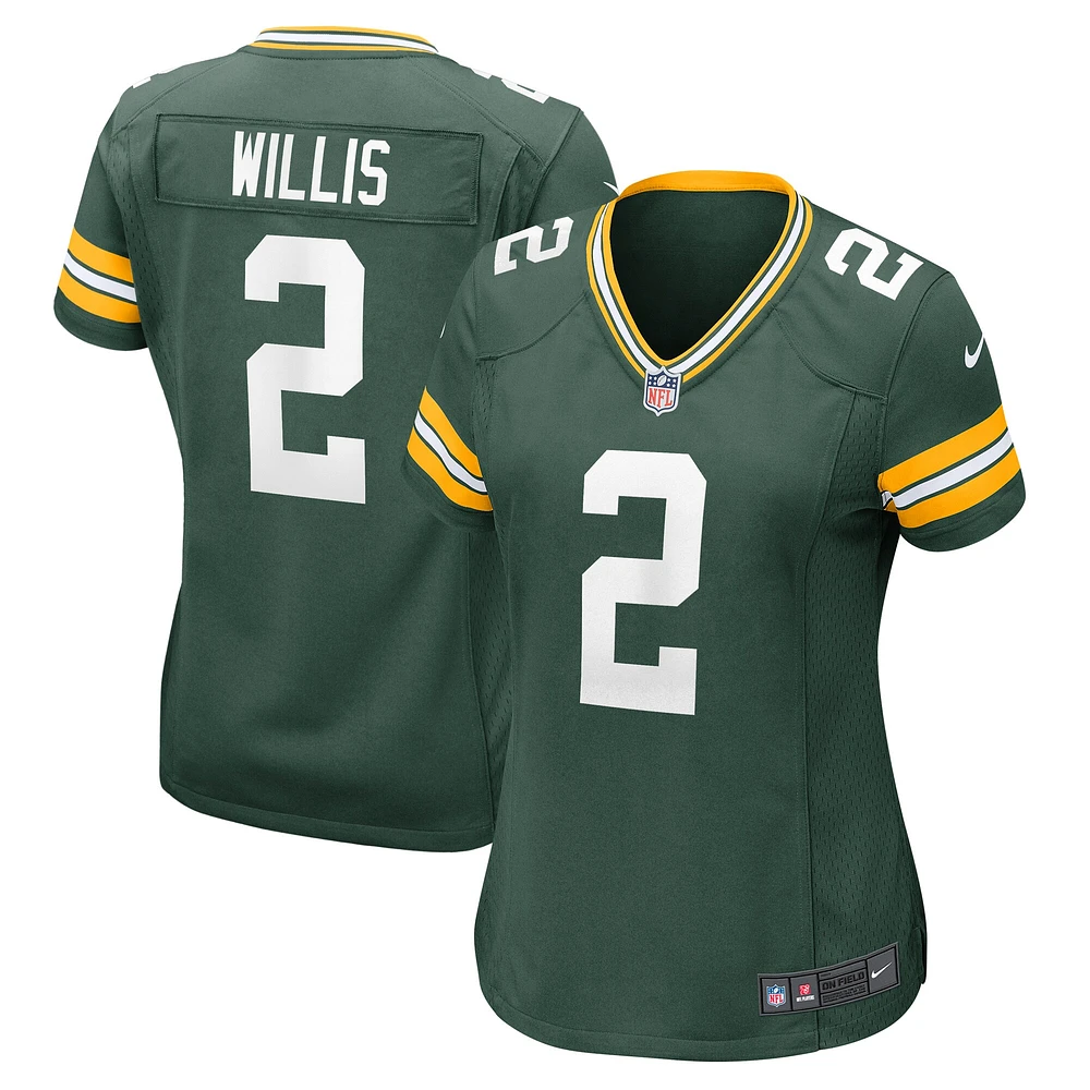 Women's Nike Malik Willis Green Bay Packers Game Jersey