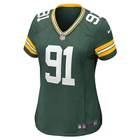 Maillot de match Nike Preston Smith Green Bay Packers pour femme