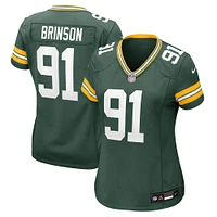 Maillot Nike Warren Brinson Green des Packers de Bay pour femme