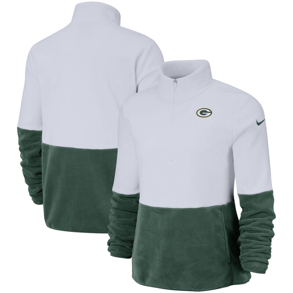 Men's Nike Heathered Charcoal/Green Green Bay Packers Performance Hoodie  T-Shirt 