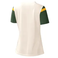 Starter Green Bay Packers Kick-Starter pour femme - Blanc T-shirt à encolure en V